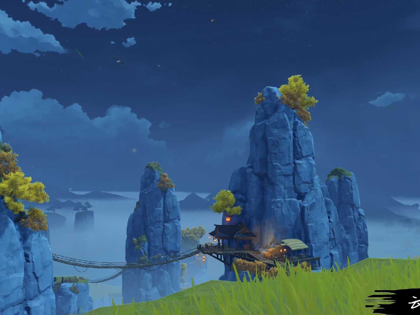 原神璃月地区bgm《云海之上》