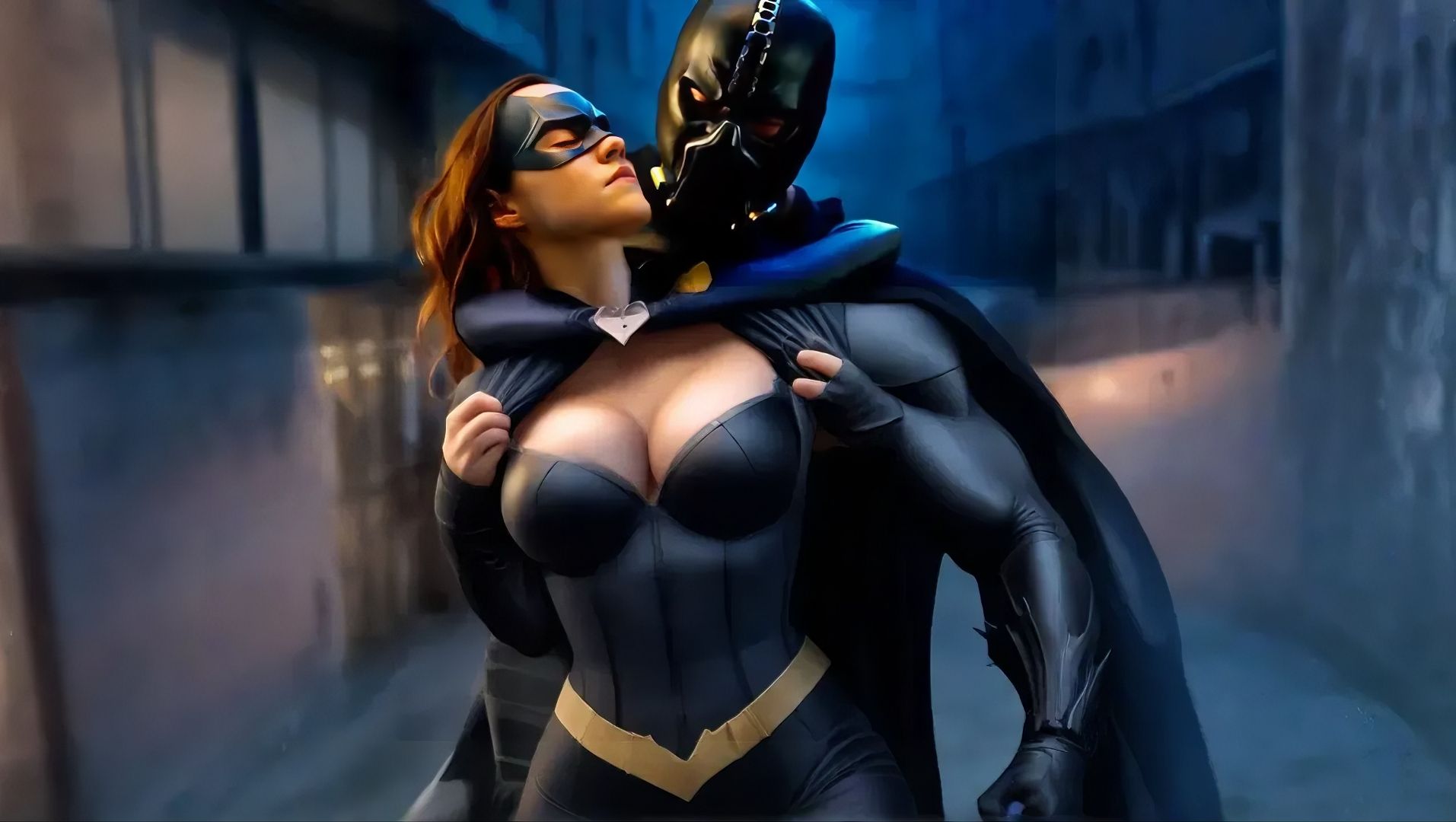 蝙蝠女战败 落在了贝恩的手里 猎奇系列片段