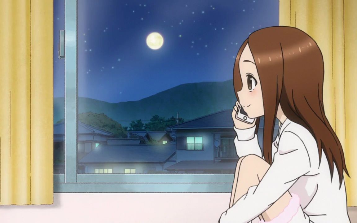 高木西片晚上第一次手机通话