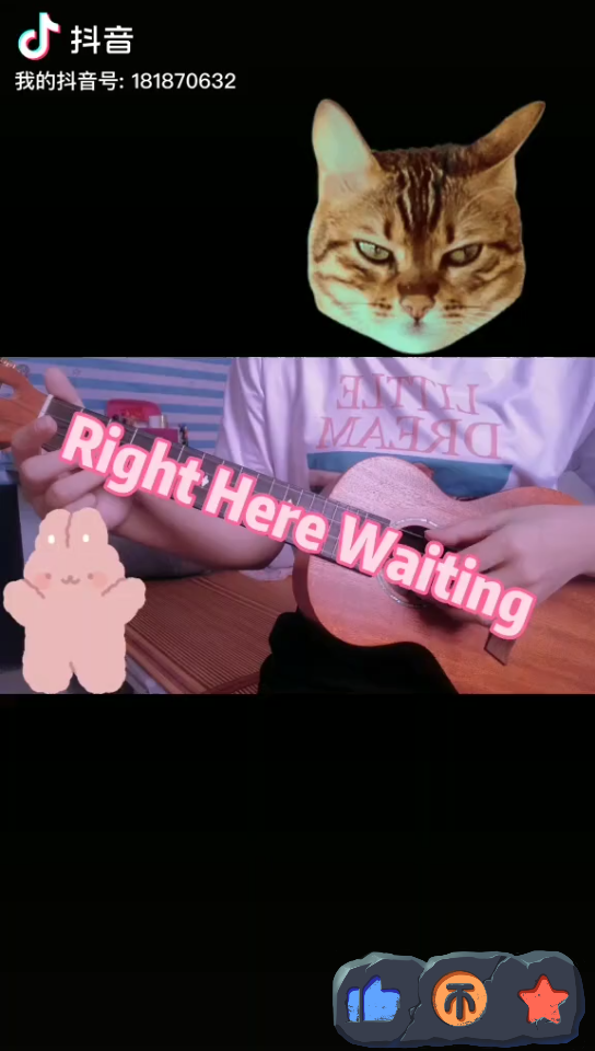 【尤克里里】Right Here Waiting 经典英文老歌翻唱~哔哩哔哩bilibili