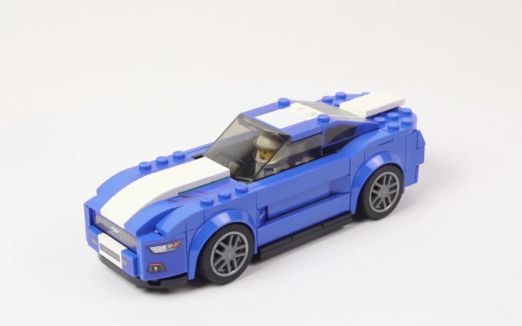 [brick builder] 乐高速拼 75871 福特野马gt [speed champions]_哔哩