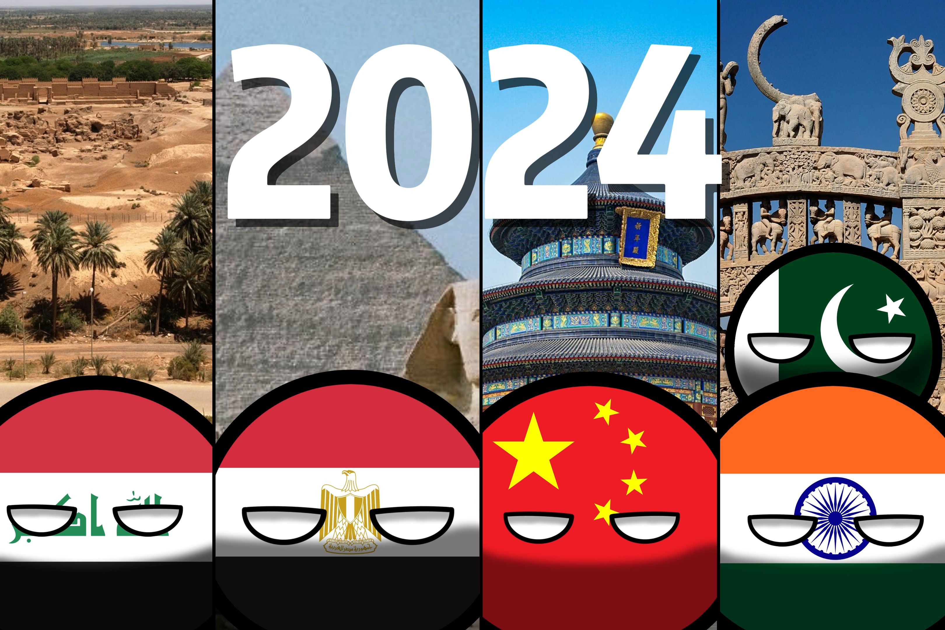 【波兰球】☆四大文明古国退化史