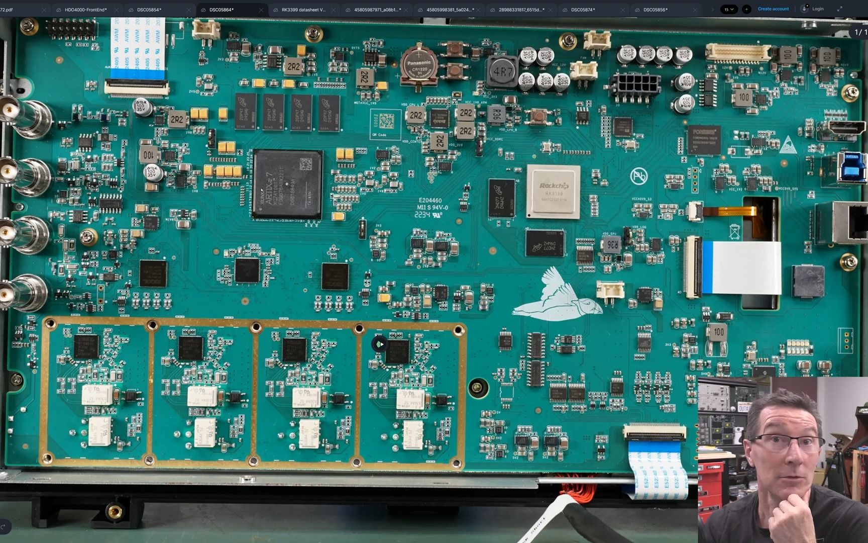 [图]EEVblog 1503 - Rigol HDO4000 12bit Oscilloscope TEARDOWN 普源HDO4000系列12bit示波器拆解