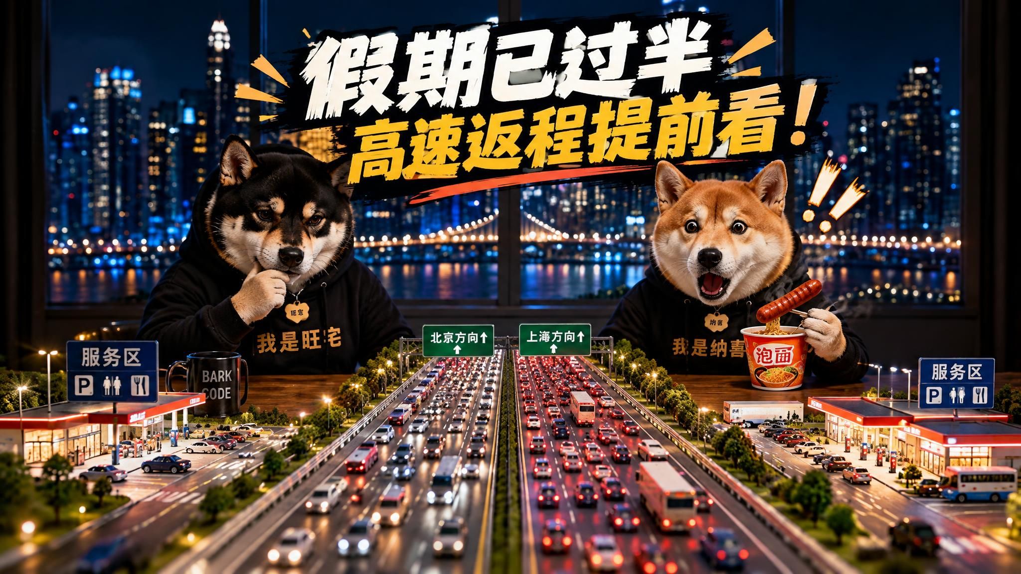 假期已过半！高速返程提前看！