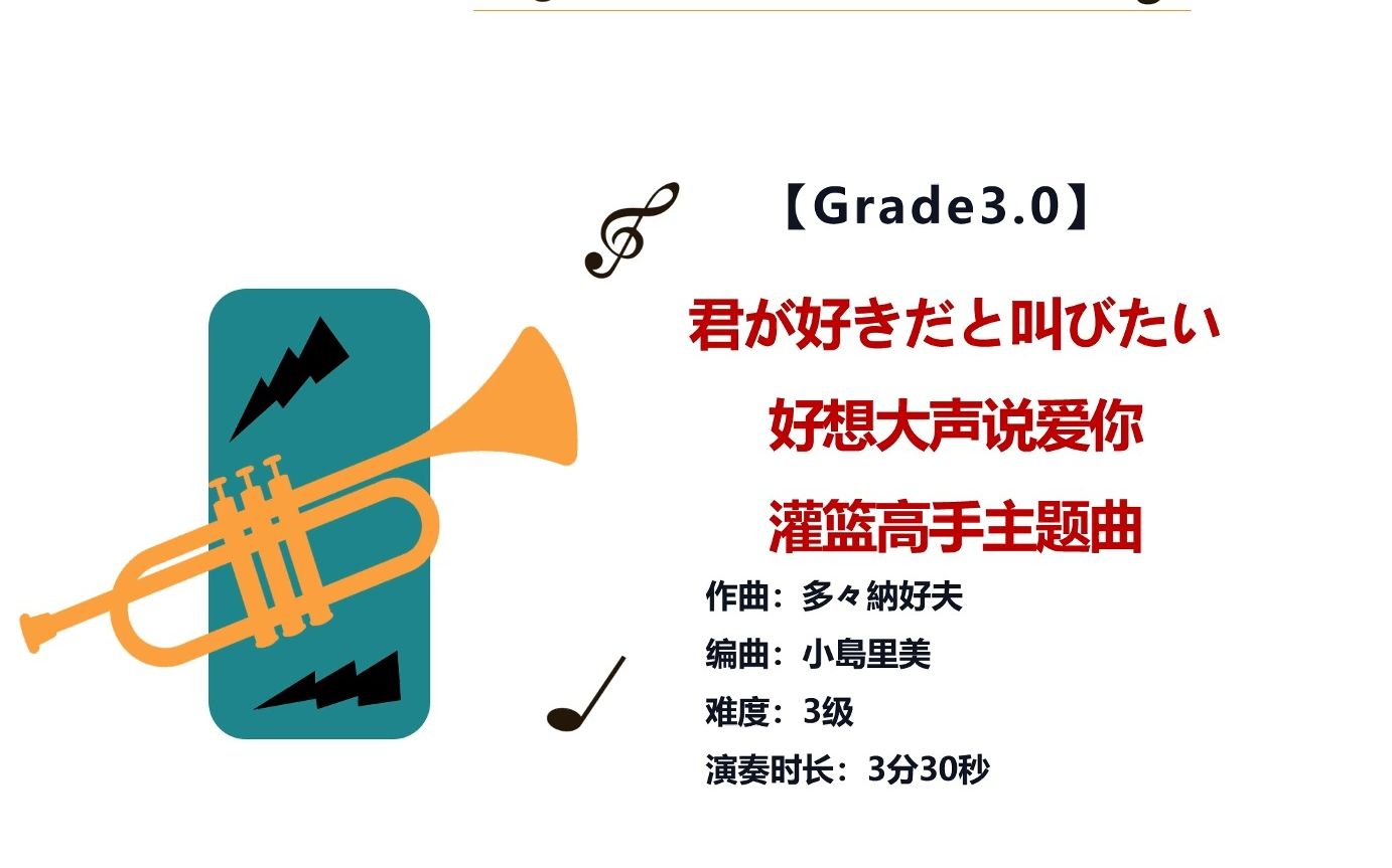 [图]【3.0】灌篮高手主题曲：君が好きだと叫びたい -好想大声说爱你  小岛里美