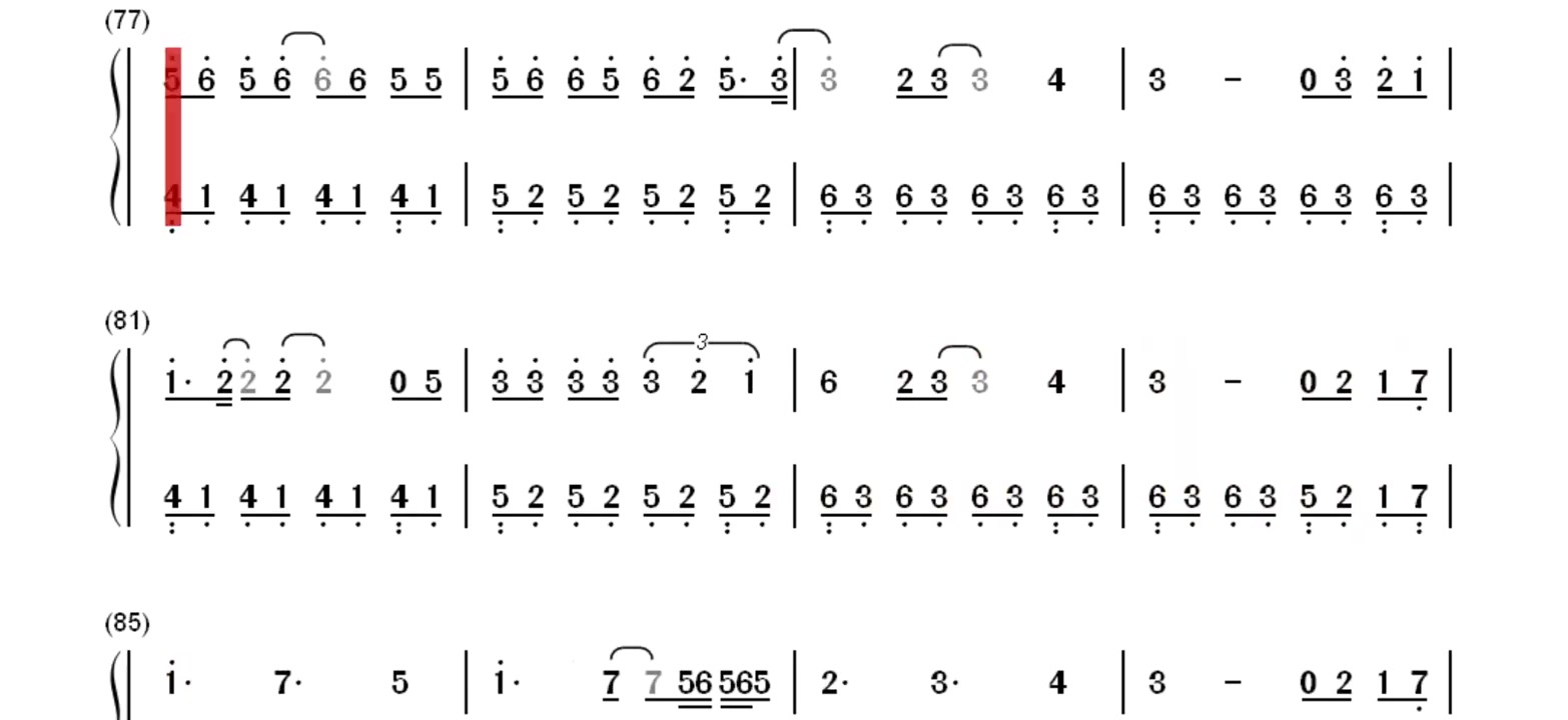 2022钢琴简谱弹奏曲无数薛之谦钢琴简谱弹奏曲