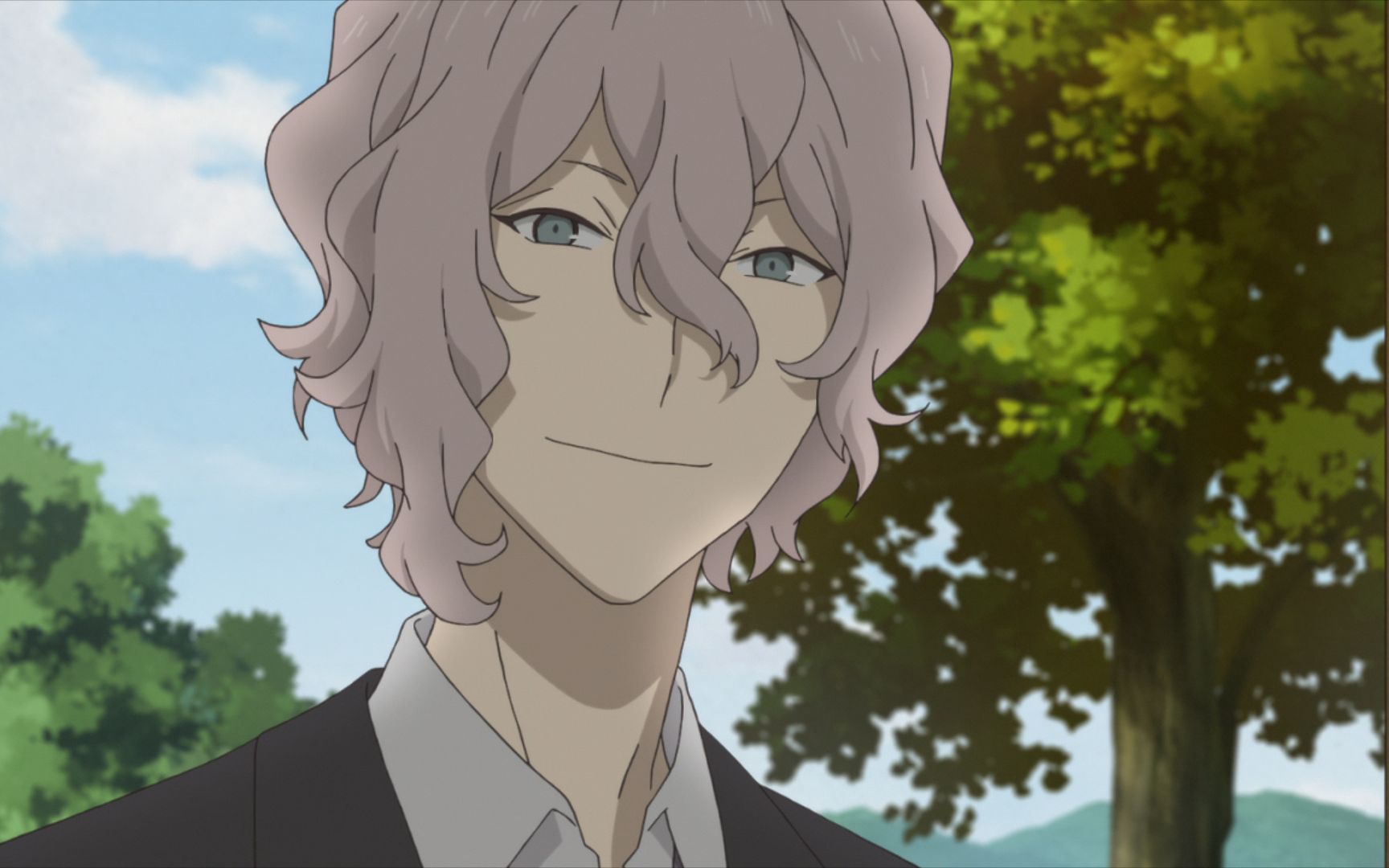 西装粉发,三筱人类形态帅爆了!_哔哩哔哩_bilibili