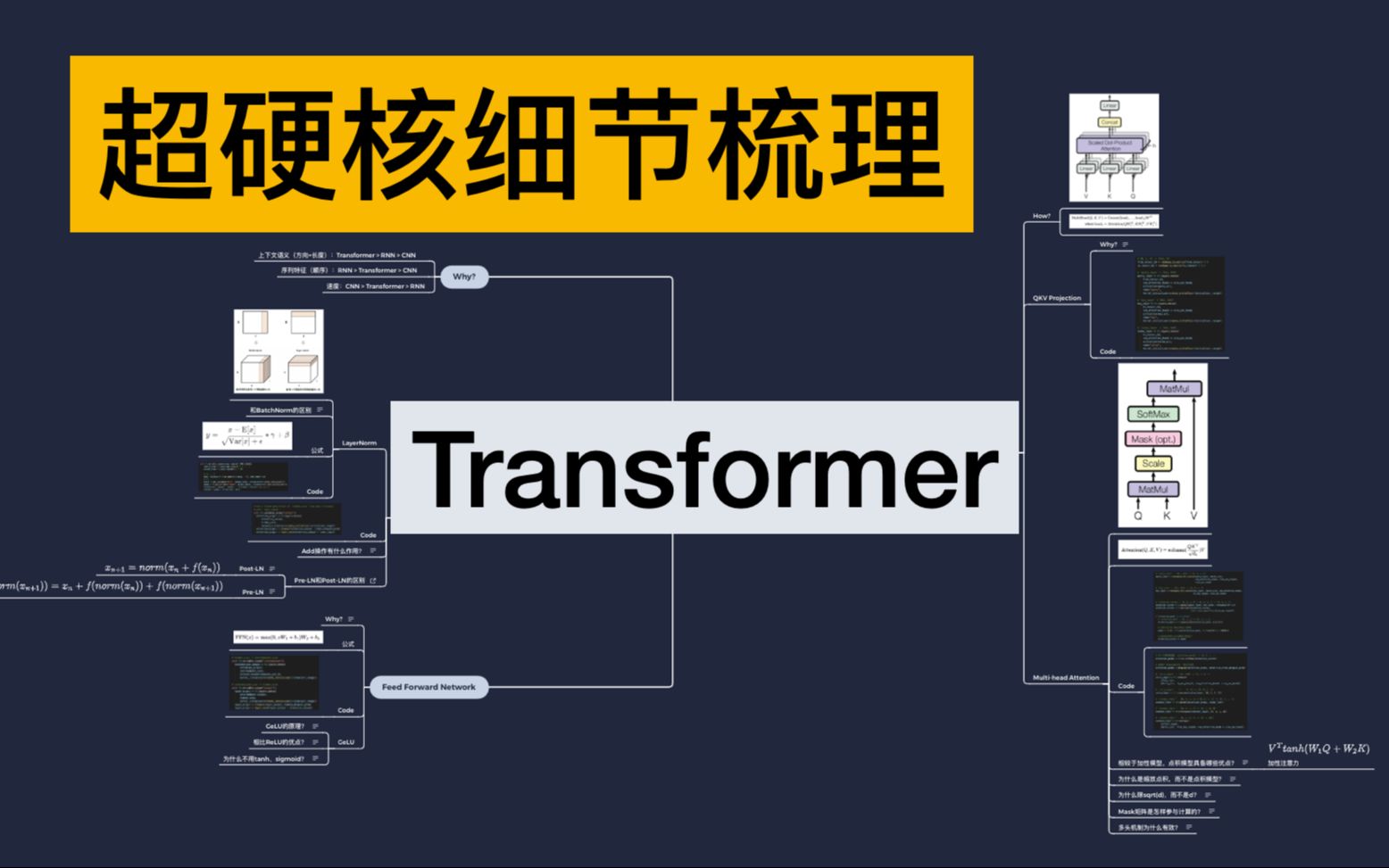 [图]超硬核Transformer细节全梳理！对不起面试官你问的我都见过…