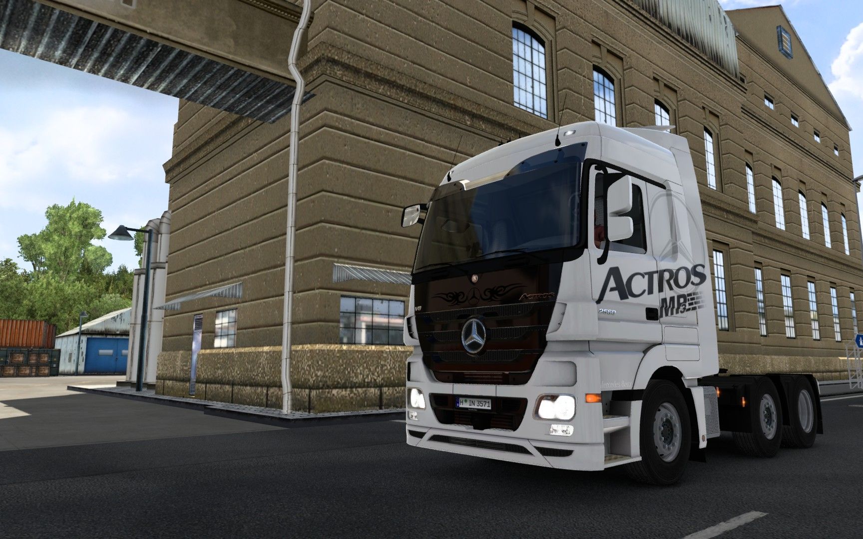 欧卡2mod:schumi的奔驰mp3重做v3.8 1.43