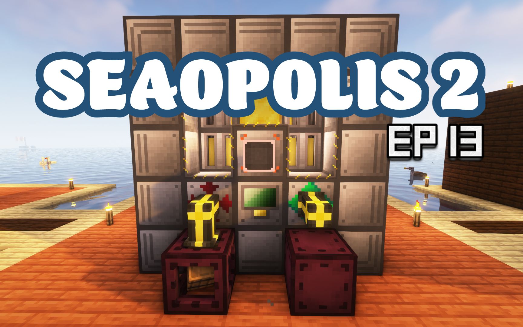 [图]Seaopolis 2【海之城 2 海岛生存 Ep13 不极限反应堆】我的世界多模组生存实况