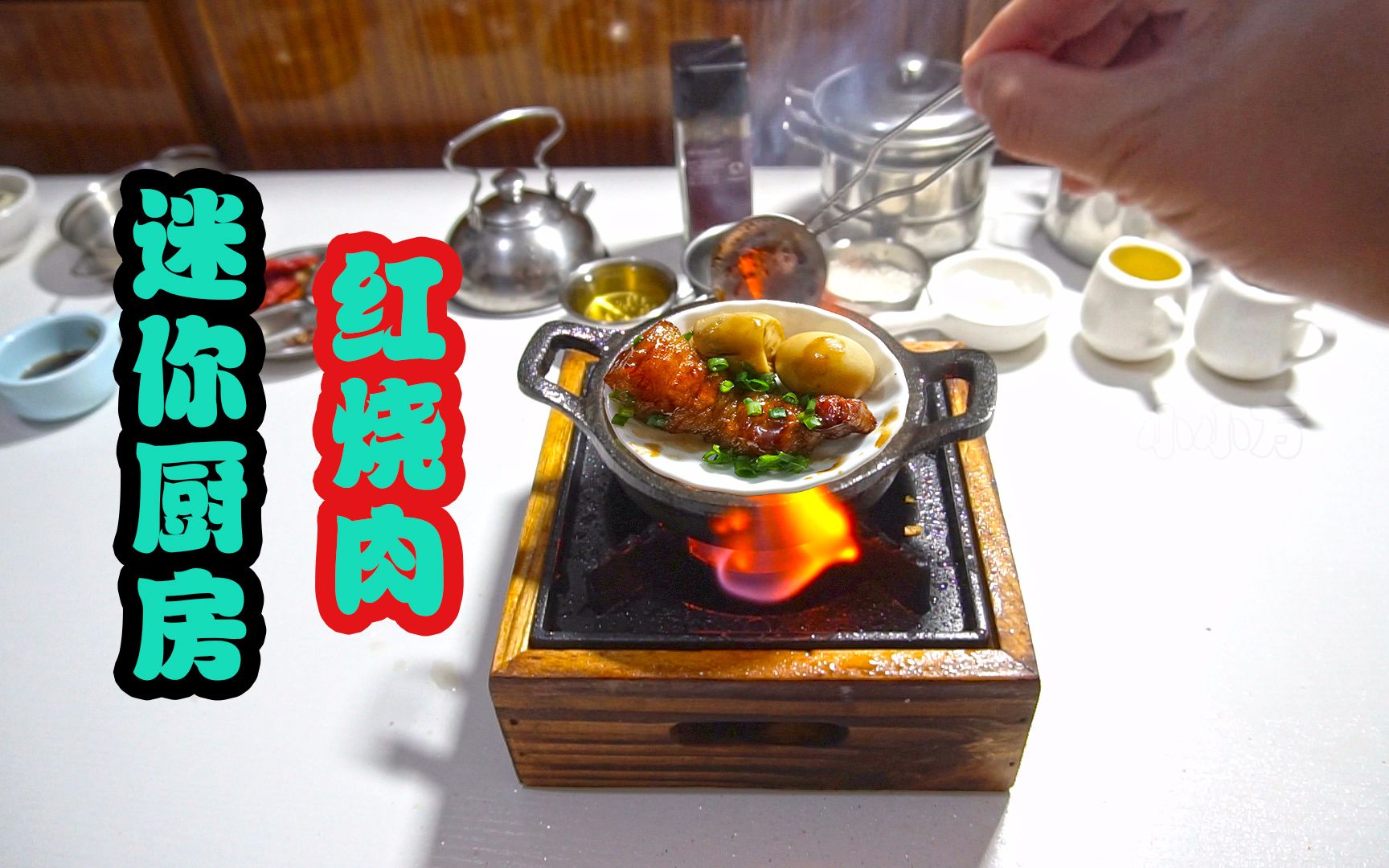 迷你厨房试做美食作家王刚红烧肉