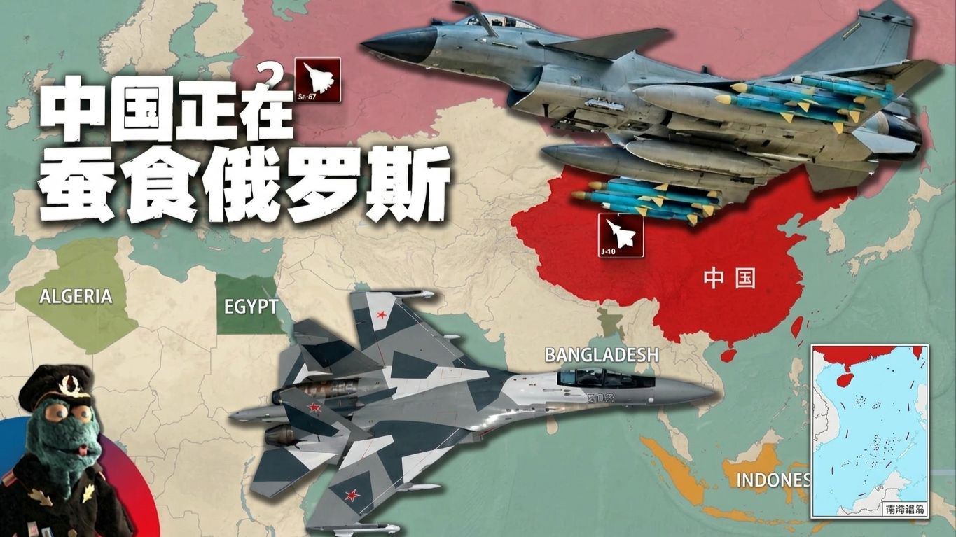 【熟肉】油管百万粉军事博主：中国战机外贸在蚕食俄罗斯市场