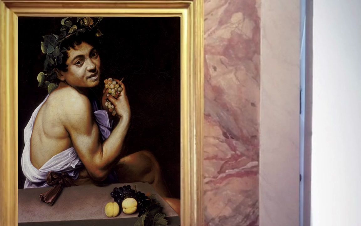 【油画】《生病的酒神》卡拉瓦乔1593年._哔哩哔哩_bilibili