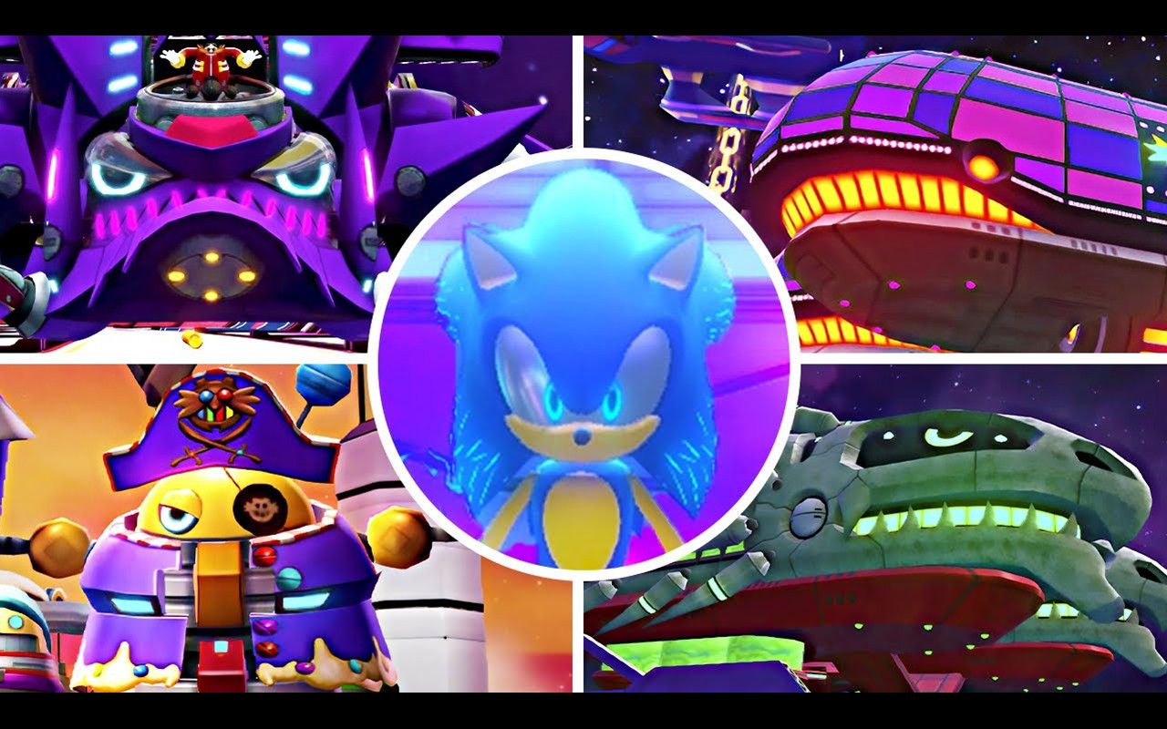 【4k60帧】《索尼克 缤纷色彩 究极版》无伤全boss战 结局 | andrew