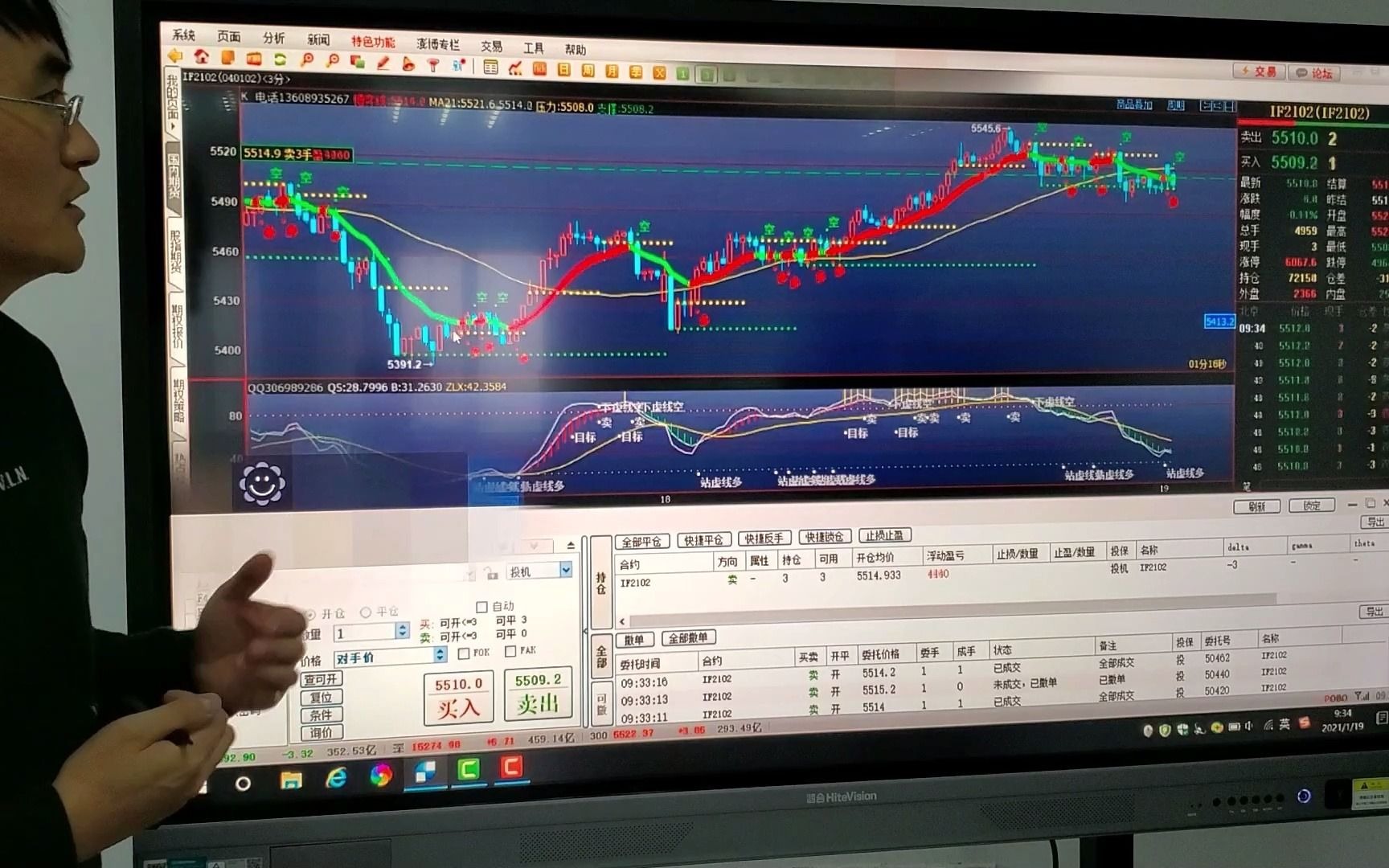 期货市场分析通过期货投资期货实战技术期货短线期货程序化策略使用期货短线软件交易下单情况4哔哩哔哩bilibili