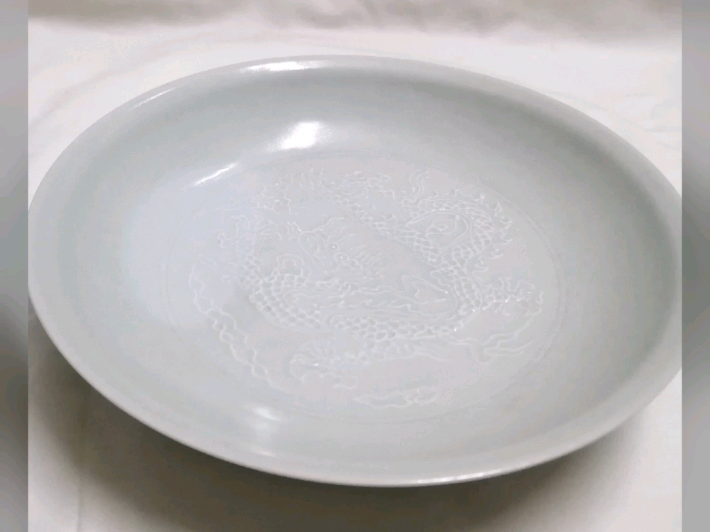 99白瓷龙纹盘!古韵犹存的秘密99