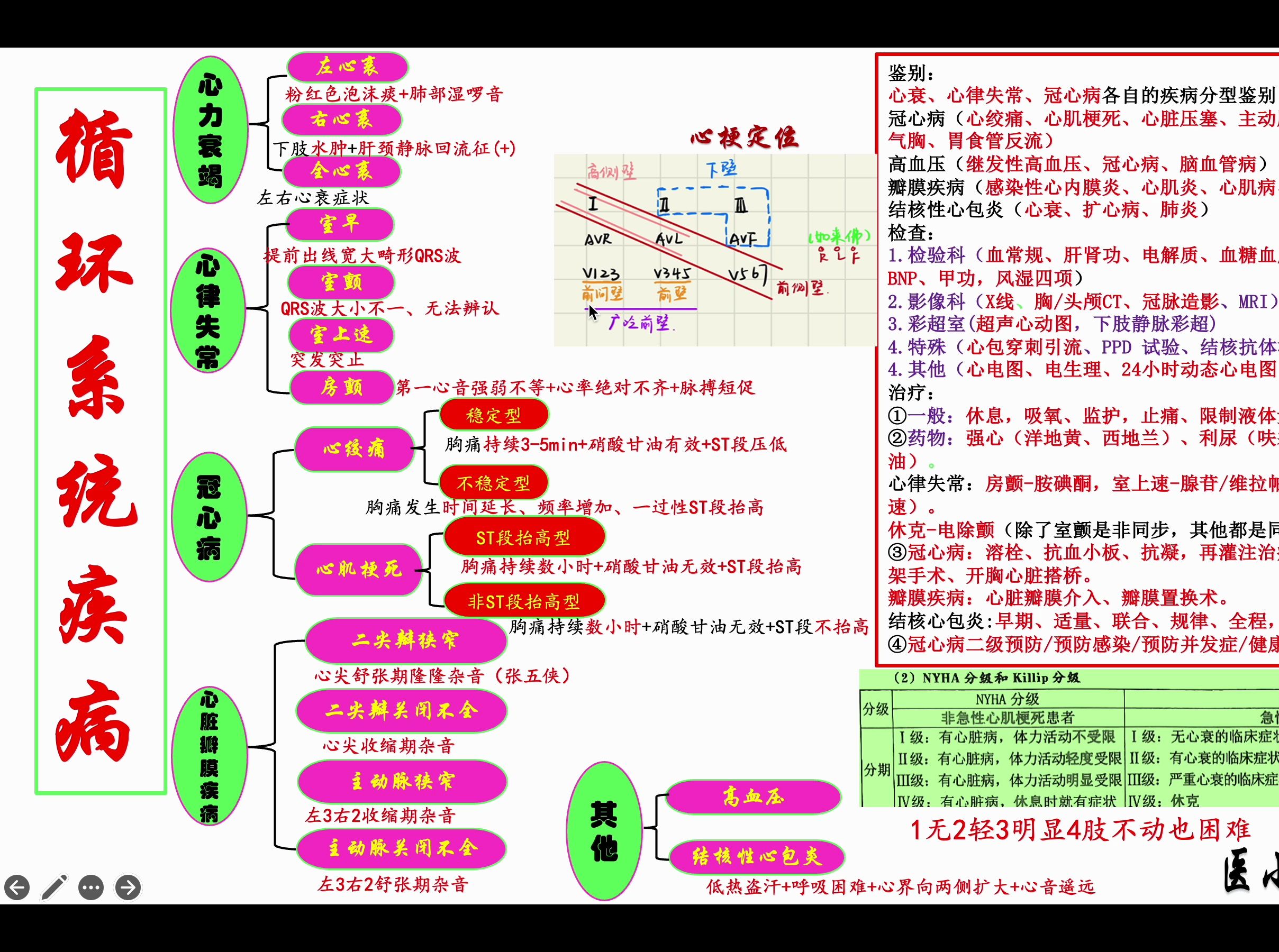 执业医师病例分析升级简化版—循环系统疾病精心总结归纳(5分钟帮你搞定诊断)哔哩哔哩bilibili