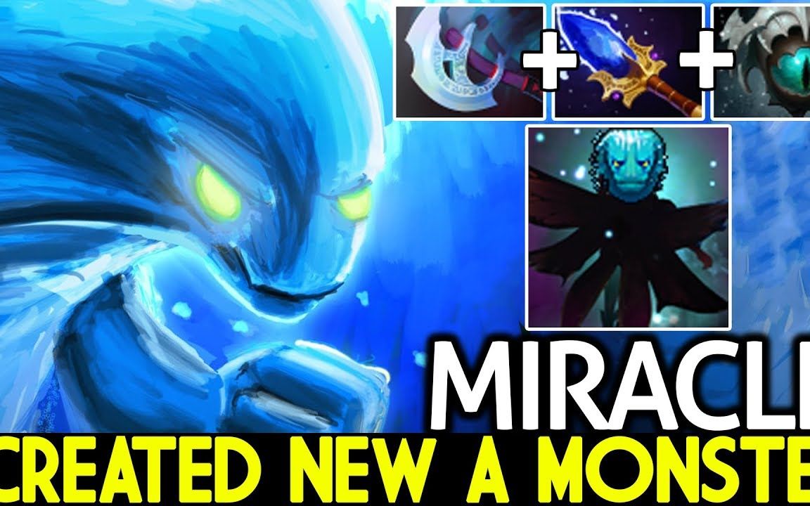 dota2miracle水人恐怖如斯神杖水仙子输出更上一层楼的炮台bydota2