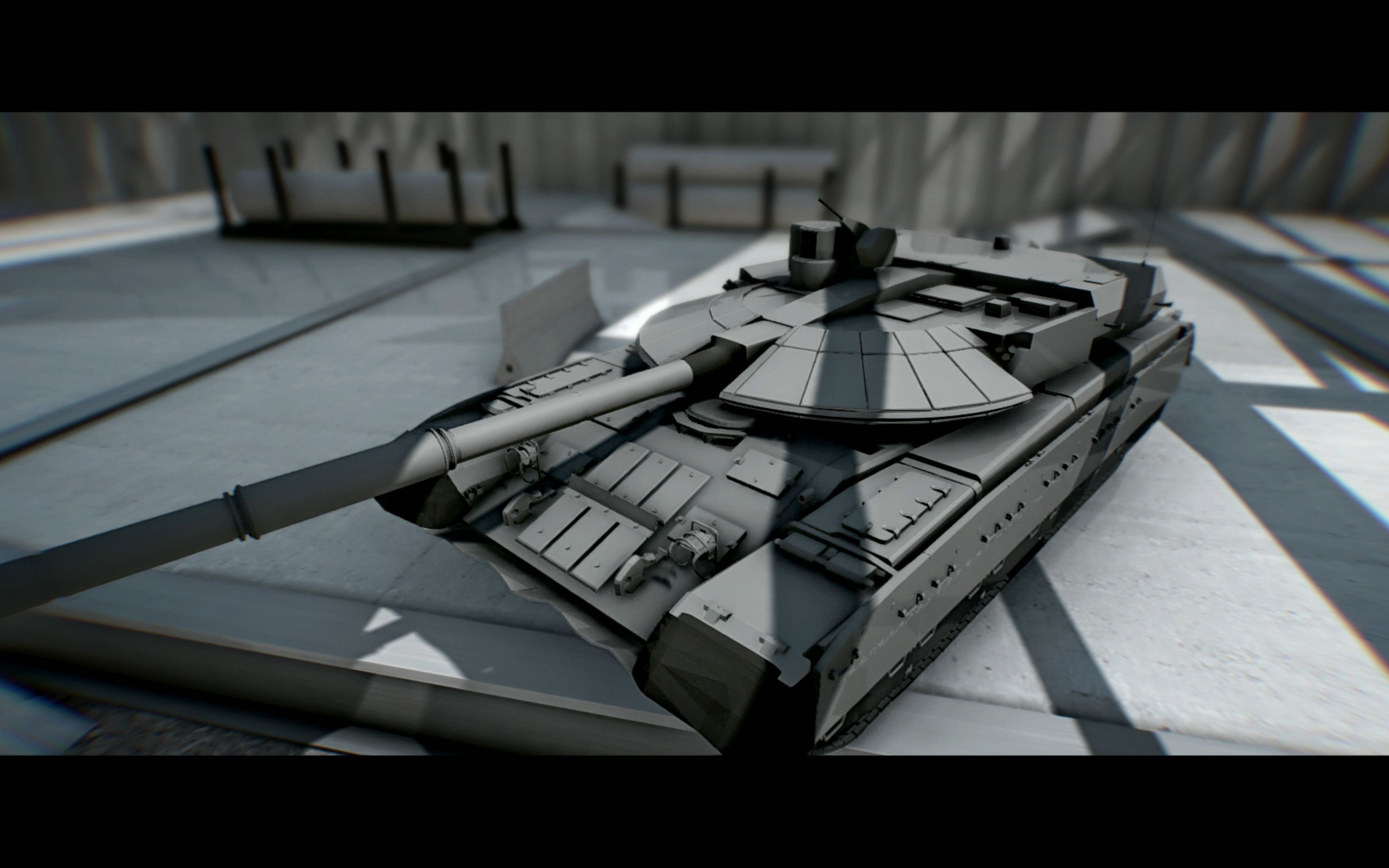 【战地模拟器陆地载具】黑鹰坦克 (重新上传,看简介)