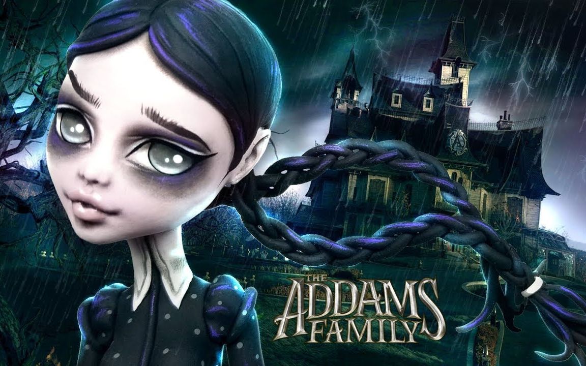 娃手办怪高改亚当斯一家黑暗哥特系女儿wednesdayaddams搬运1080p