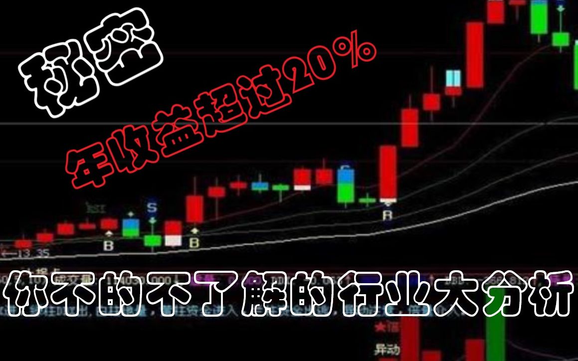 【秘密】年收益超过20%的行业大分析06家电行业哔哩哔哩bilibili