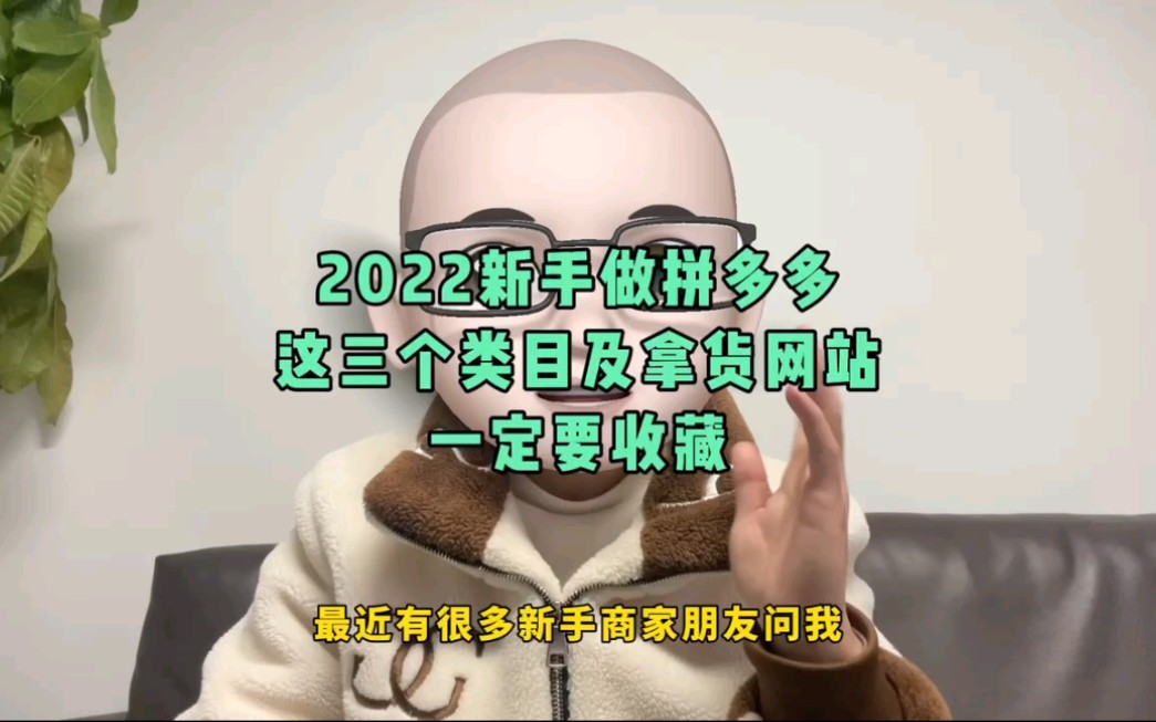 2022新手做拼多多这三个类目及拿货网站一定要收藏!哔哩哔哩bilibili