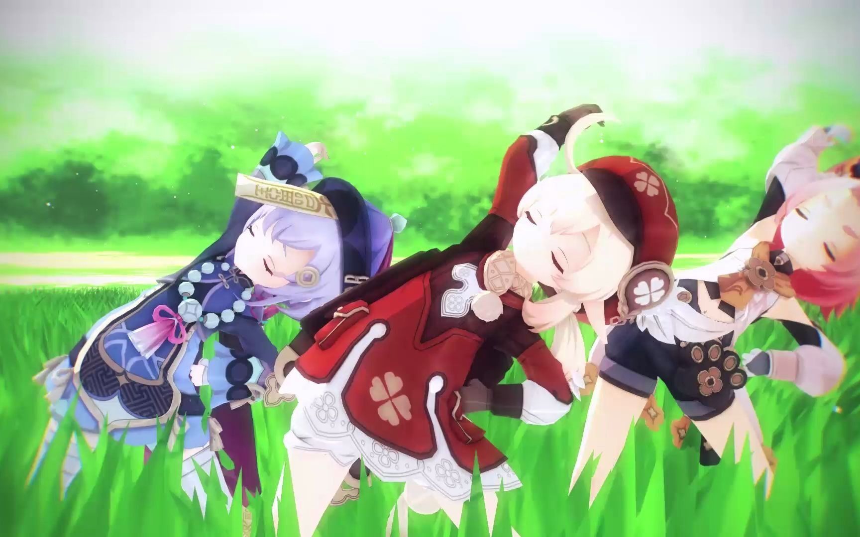 「原神 · mmd」可莉七七迪奥娜の妖怪体操第一!~(≧▽≦)