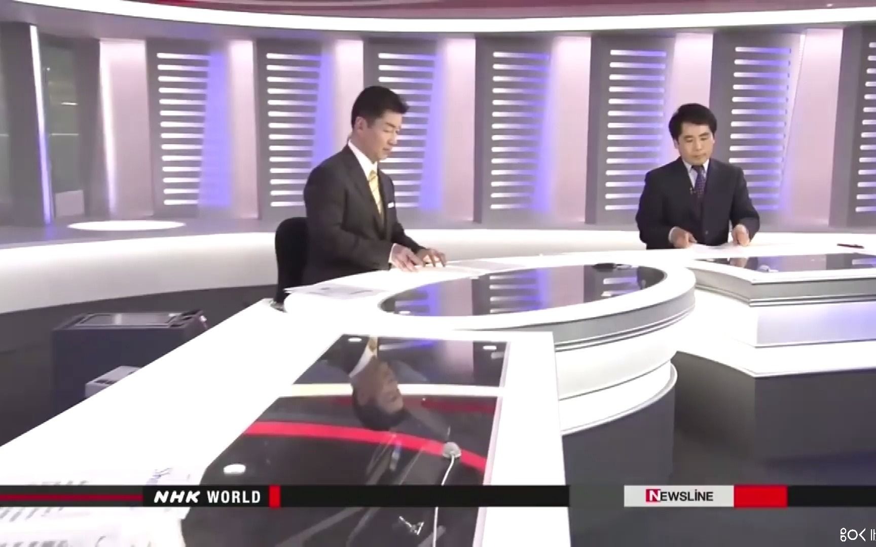 [图]日本广播协会国际频道 新闻专线（NHK World-JAPAN Newsline）历年片尾（2008——Present）