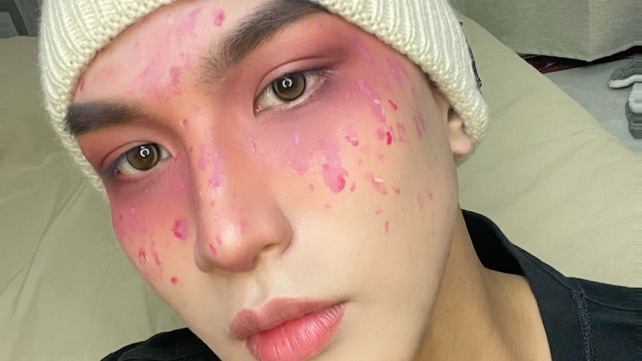 男生万圣节妆容