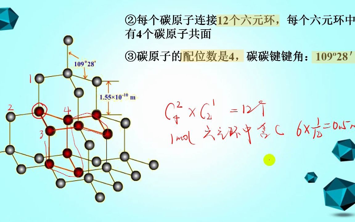 [图]金刚石晶胞结构讲解