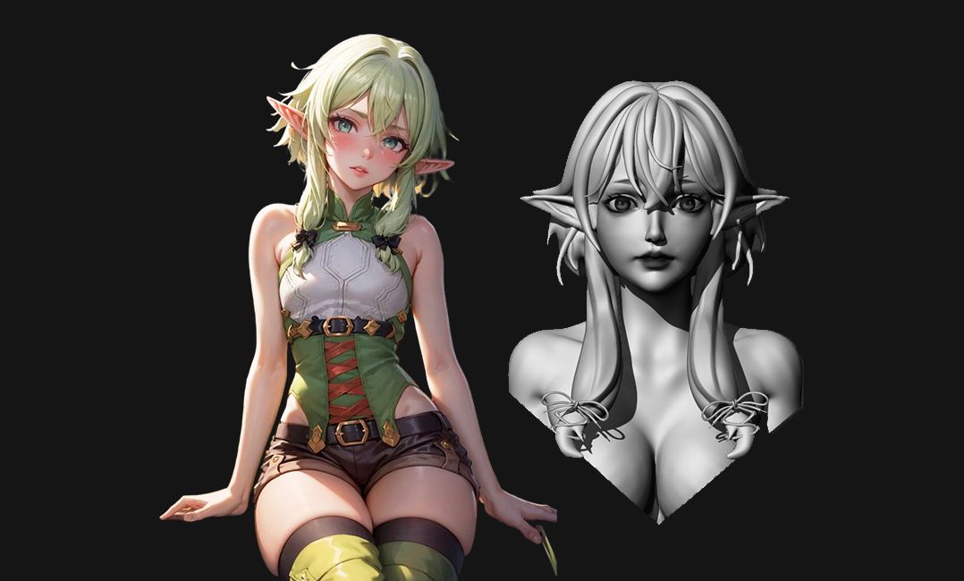 zbrush动漫游戏人物设计制作全流程建模教程