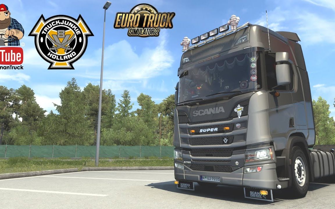 【YouTube】欧卡2mod斯堪尼亚NG L6&V8 开管 *Steam 创意工坊版本*|[ETS2 v1.48] Scania NG L6&V8 Open欧洲卡车模拟2