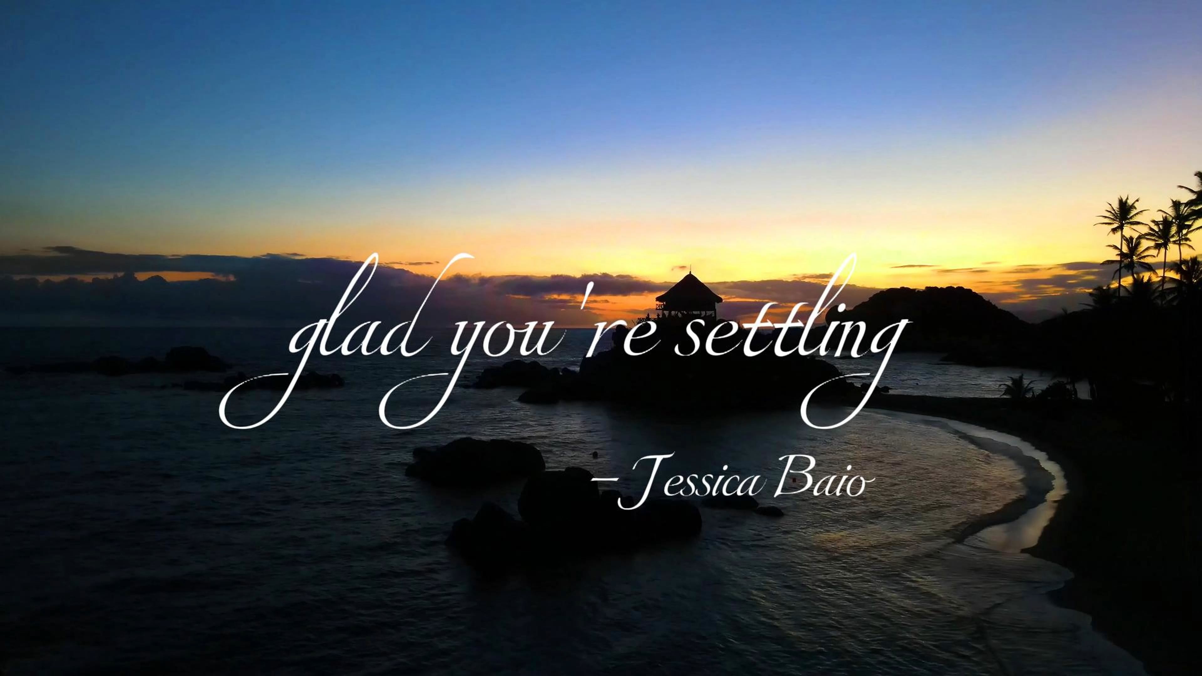 《glad you're settling》“双眼紧闭,去感受~”哔哩哔哩bilibili