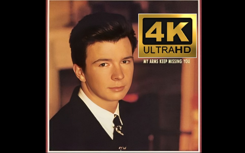 【4k60幀】rick astley - my arms keep missing you 1987 畫質修復版