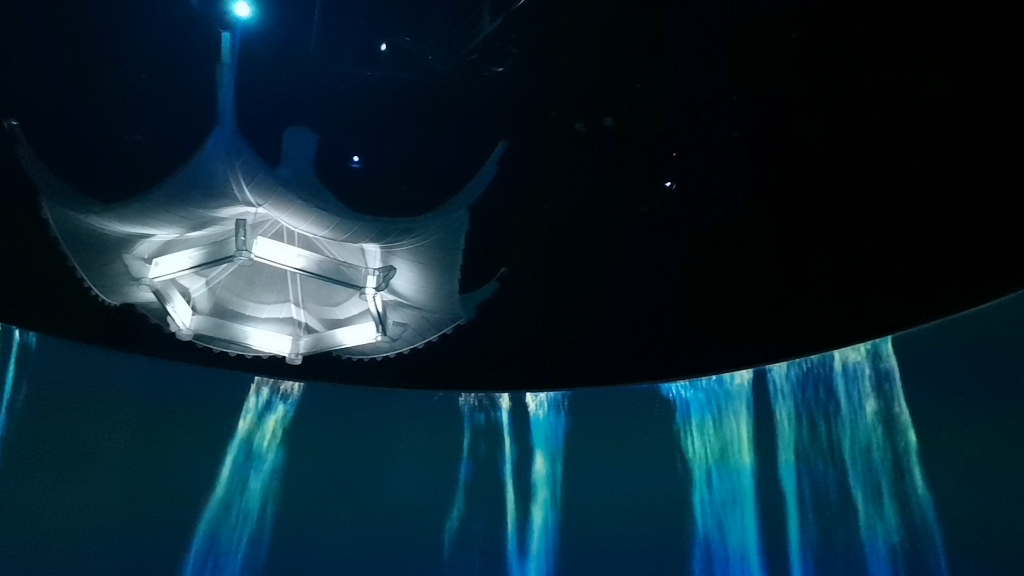 扬州大运河博物馆第10馆,全景幕布