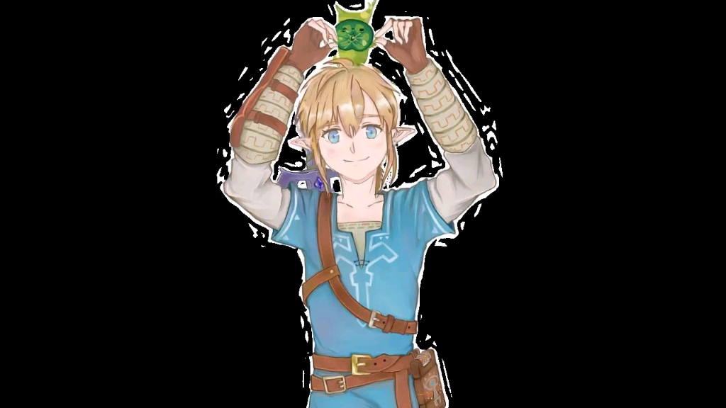 【塞尔达传说】live2d 可可爱爱的林克和呀哈哈_塞尔达传说