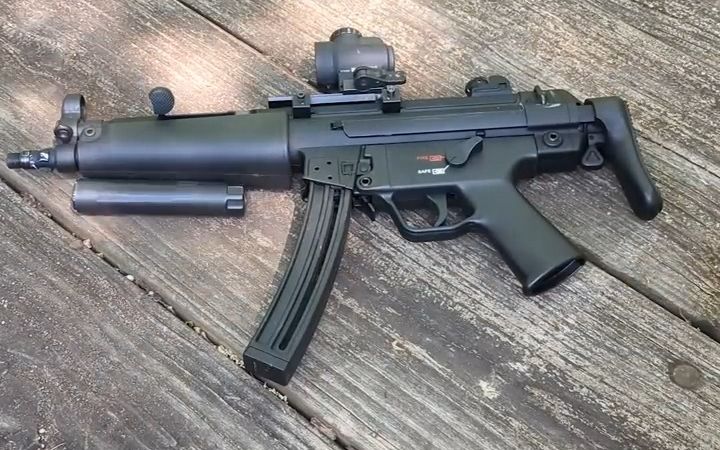 hk mp5冲锋枪,22lr(即0.22英寸(5.