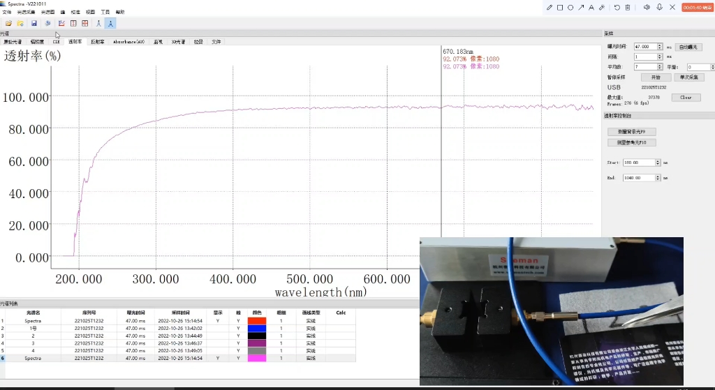用光纤光谱仪测薄膜的紫外透过率高清详细教程哔哩哔哩bilibili