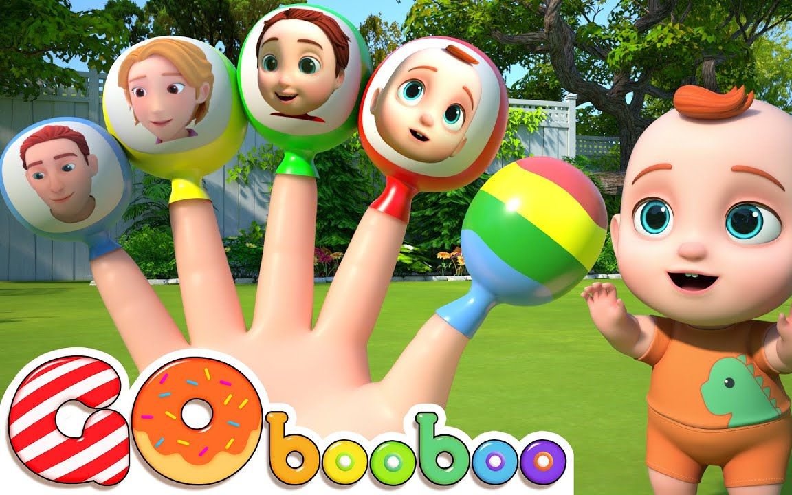 [图]【GoBooBoo英文儿歌】Daddy Finger | Mummy Finger Family Song + More Nursery Rhymes