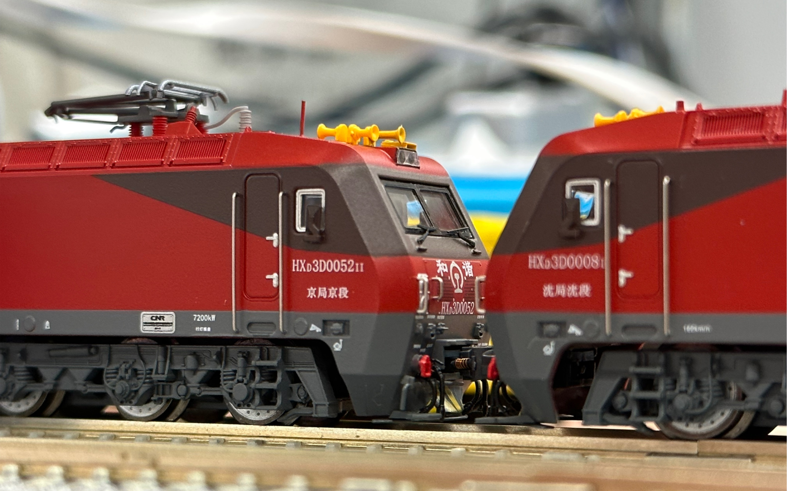 n比例·双机hxd3d牵引bsp25t大列