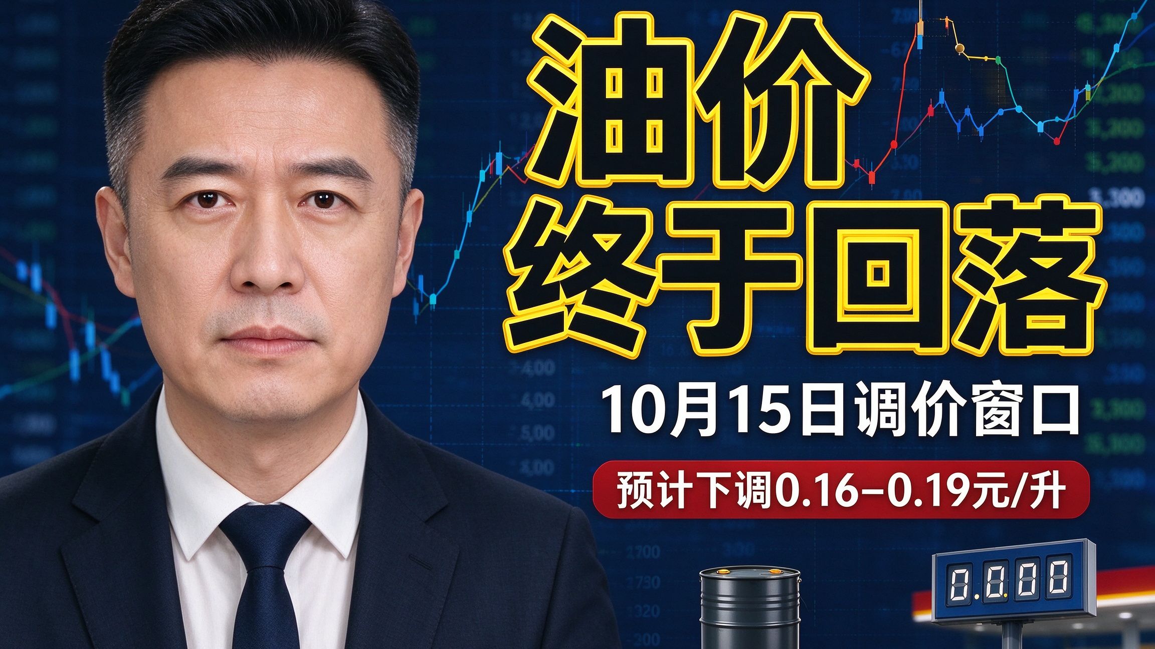 油价跌破100美元！10月15日国内油价要降了？