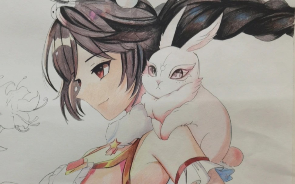 斗罗大陆的小舞来啦!彩铅画(上)