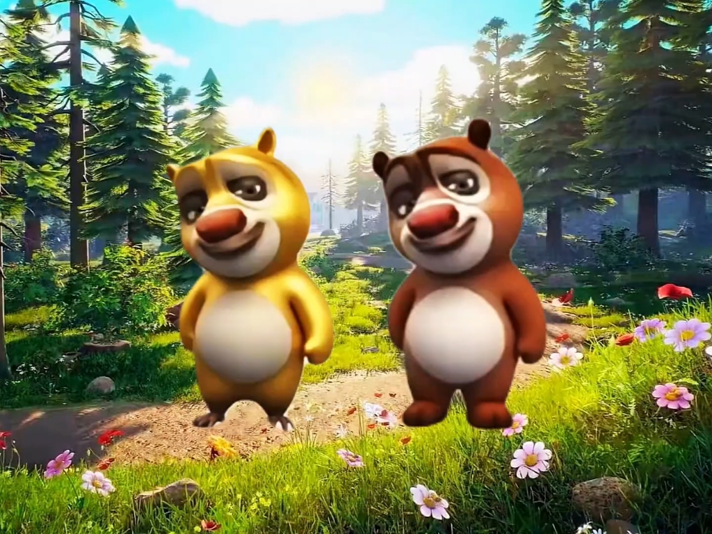 熊大熊二跳个舞给你们看