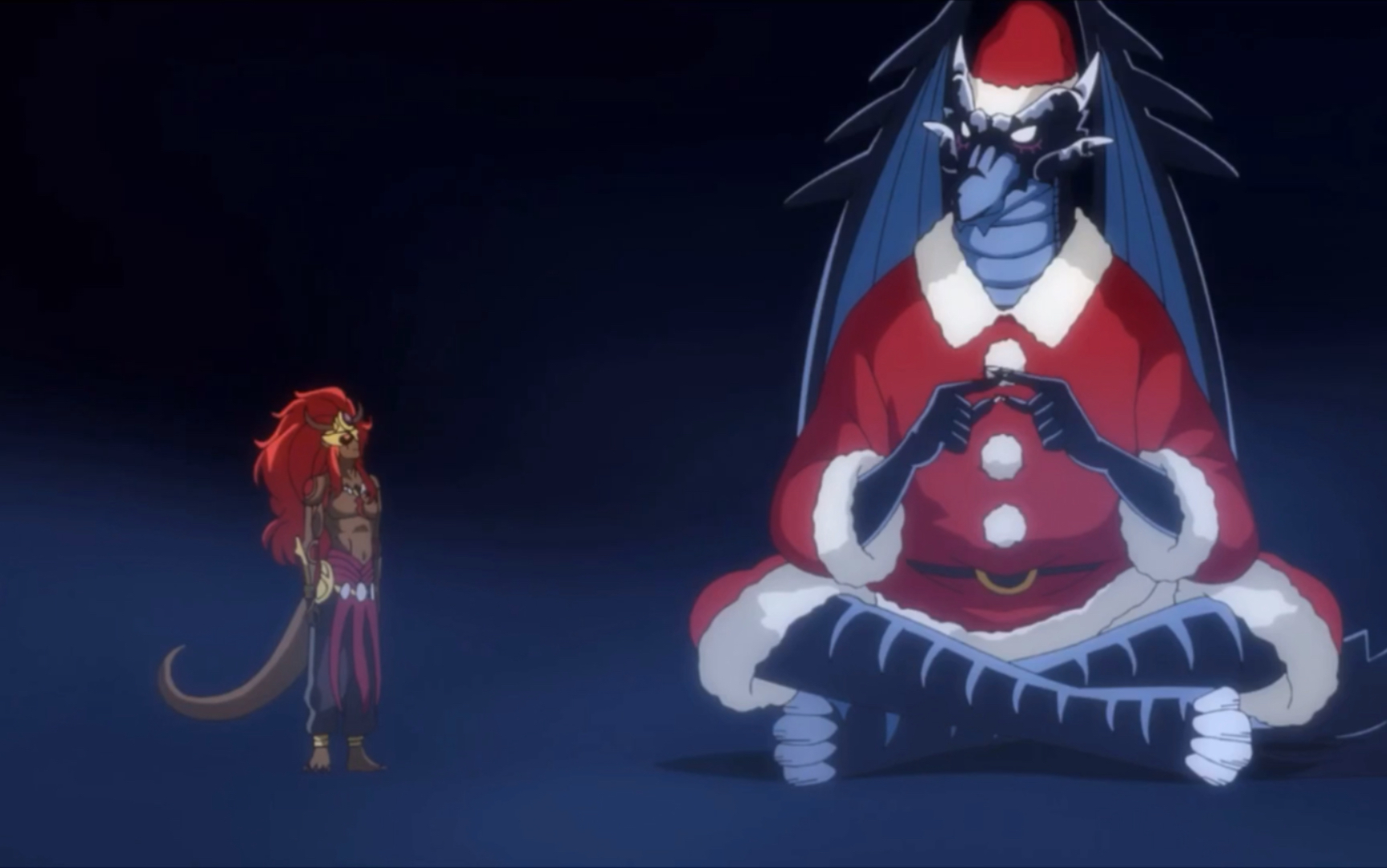 转生史莱姆日记中二龙和伊芙利特的日常观看直播中二龙问伊芙利特要