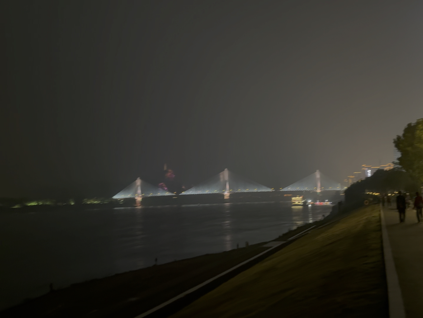 宜昌江边夜景