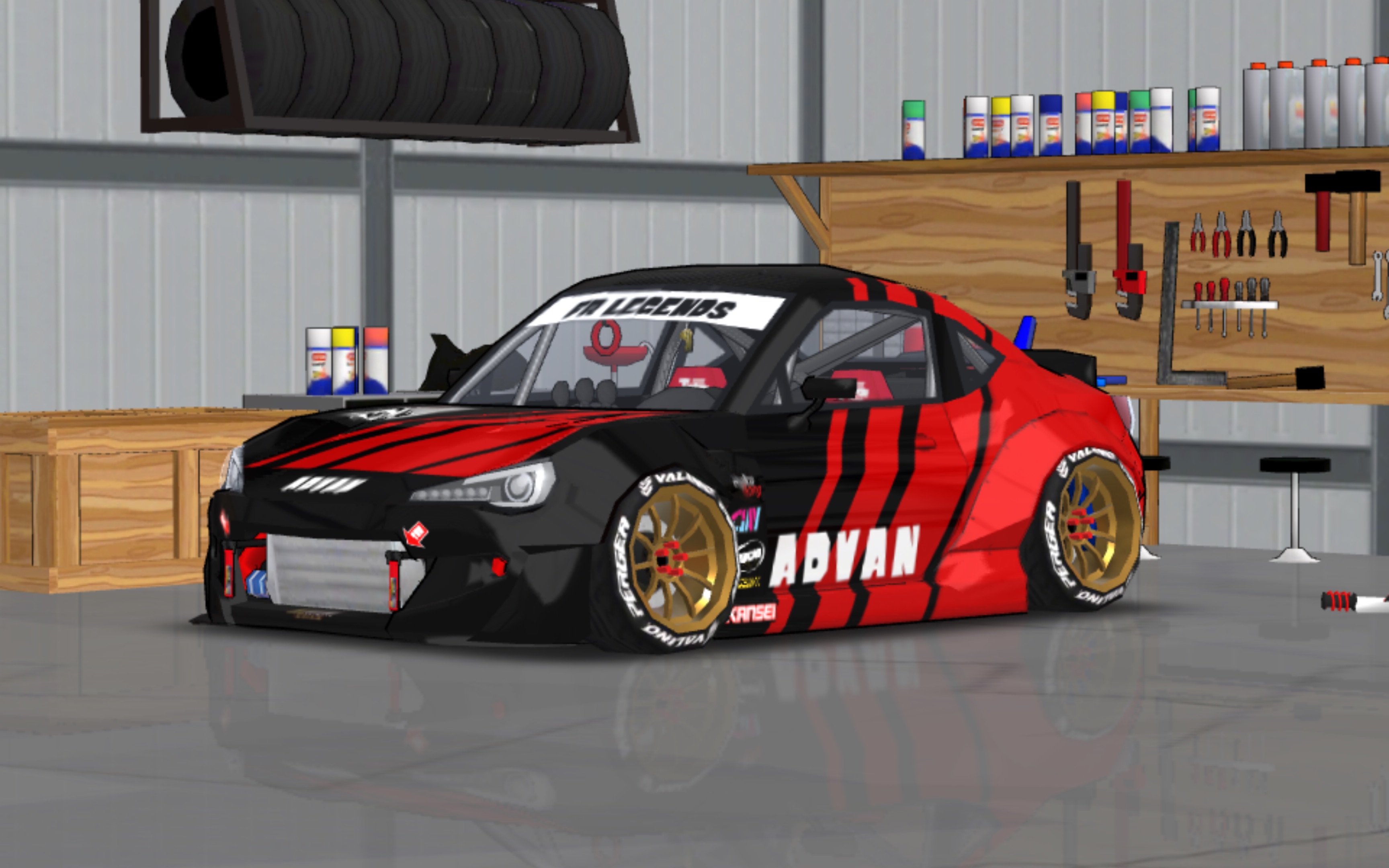 fr legends:自制subaru brz advan涂装(代码已放置于专栏)