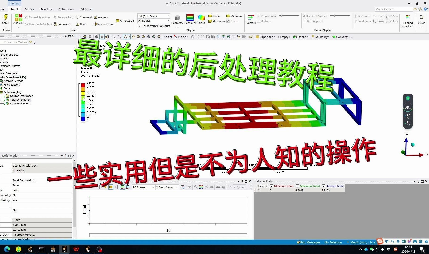 [图]最详细的Workbench后处理操作