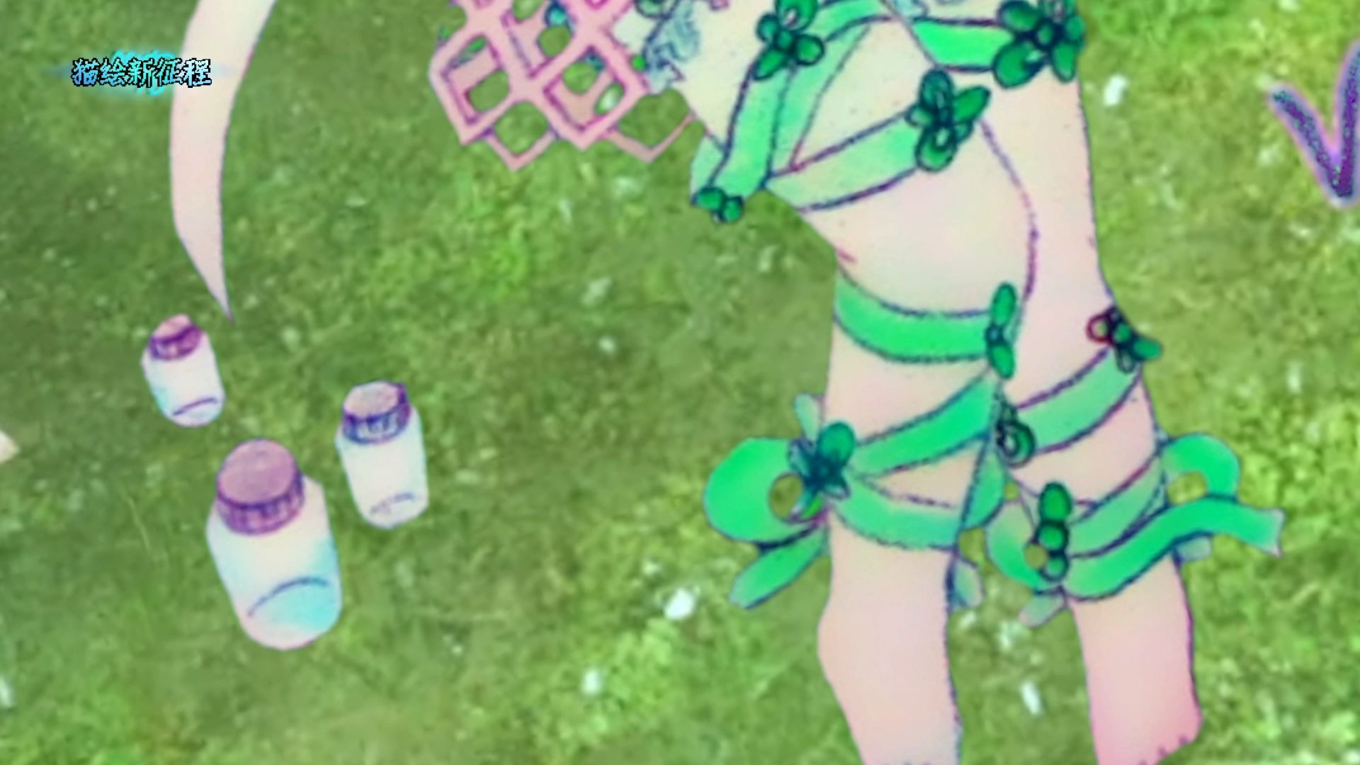 水，丝绸，瓷娃娃