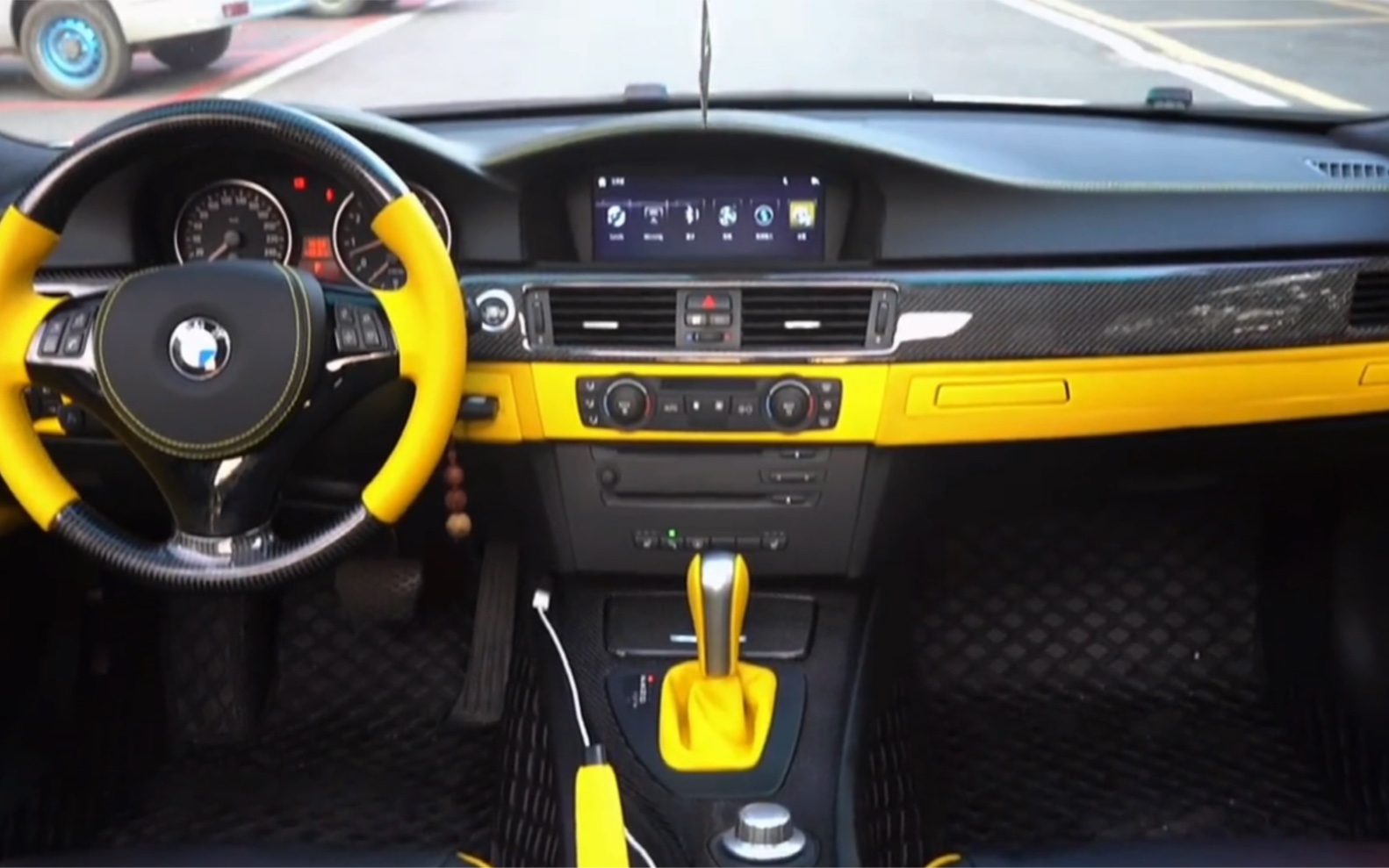 宝马e90内饰改装案例