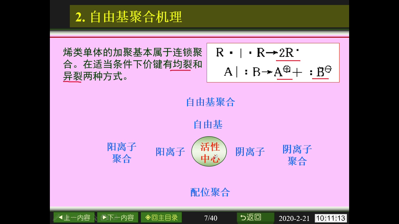 聚合物合成工艺学31 自由基聚合生产工艺基础2引发剂和引发体系哔哩哔哩bilibili